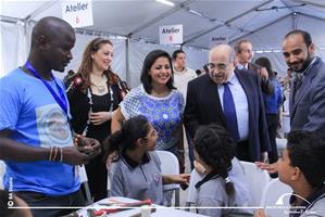 La visite de Dr Moustafa El-Fekky, Directeur de la Bibliotheca Alexandrina