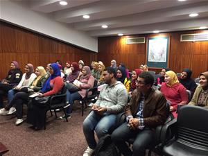 Les étudiants de la Filière : Français Spécialisé à la faculté des Lettres, Université de Mansoura