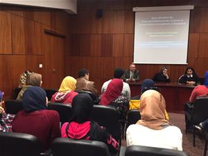 Les étudiants de la Filière : Français Spécialisé à la faculté des Lettres, Université de Mansoura