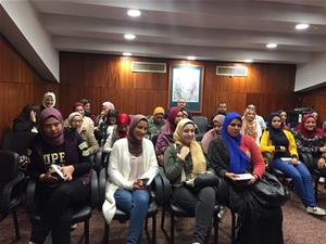 Les étudiants de la Filière : Français Spécialisé à la faculté des Lettres, Université de Mansoura