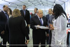  La visite de Dr Moustafa El-Fekky, Directeur de la Bibliotheca Alexandrina