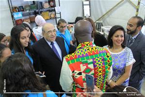  La visite de Dr Moustafa El-Fekky, Directeur de la Bibliotheca Alexandrina