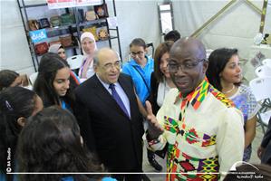  La visite de Dr Moustafa El-Fekky, Directeur de la Bibliotheca Alexandrina