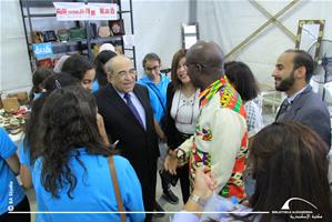  La visite de Dr Moustafa El-Fekky, Directeur de la Bibliotheca Alexandrina