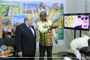 La visite de Dr Moustafa El-Fekky, Directeur de la Bibliotheca Alexandrina