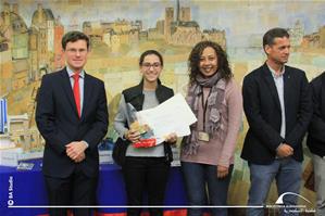 La gagnante du 2<sup>ème</sup> prix, cycle secondaire, groupe 1