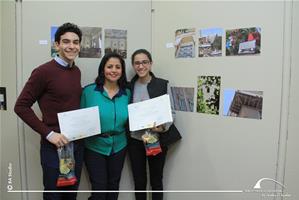  Les lauréats avec Dr Marwa El Sahn, Directrice du CAF