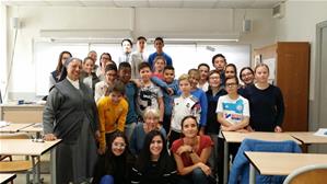  Au collège Grande Bastide pour un échange autour du thème d’ouverture culturelle de l’établissement et des élèves