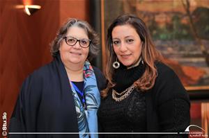  De gauche à droite : Mme. Marie-Laure Poletti, Ancienne responsable du Département langue française du Centre international d’Études Pédagogiques (CIEP), opérateur public pour l’international du Ministère de l’Éducation Nationale et Mme. Hemat El Cheikh