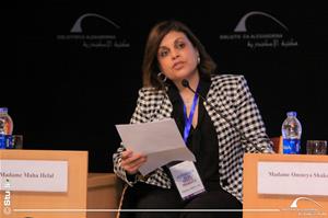  L'intervention de Mme. Maha Helal, Conseillère pédagogique, responsable du cycle secondaire, Institution Sainte Jeanne-Antide d’Alexandrie