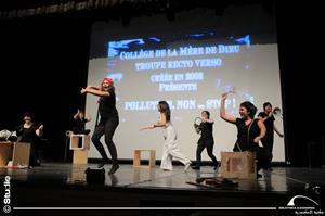  Pièce de théâtre : Pollution non .. Stop ! par les élèves du Collège de la Mère de Dieu d’Alexandrie