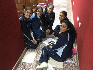 Les participants de l'atelier « Dis-moi dix mots en jeu »