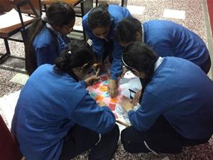 Les participants de l'atelier « Dis-moi dix mots en jeu »