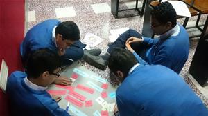 Les participants de l'atelier « Dis-moi dix mots en jeu »