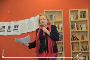 Mme Nelly Dubocage, animatrice de l'atelier