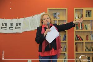 Mme Nelly Dubocage, animatrice de l'atelier