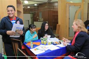Les participants de l'atelier avec Mme Nelly Dubocage