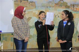 Les participants de l'atelier avec Mme Nelly Dubocage