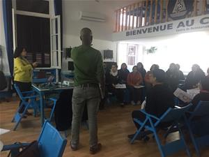 Les participants au Collège de la Mère de Dieu