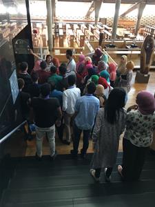  Conférence : Le monde des bibliothèques par Dr Marwa El Sahn et une pratique à la Grande Salle de Lecture de la BA