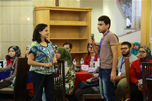  Conférence : Le monde des bibliothèques par Dr Marwa El Sahn et une pratique à la Grande Salle de Lecture de la BA