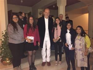 Avec Svetoraz Cvetkovic, l'héro du film "You Go To My Head"