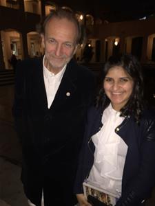 Avec Svetoraz Cvetkovic, l'héro du film "You Go To My Head"