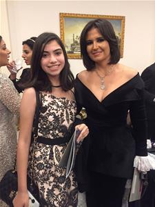 Avec l'actrice Hana Shiha lors de la cérémonie de clôture