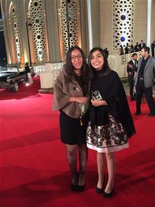 À la cérémonie de clôture