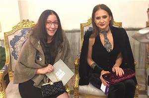 Avec l'actrice Neilly Karim lors de la cérémonie de clôture