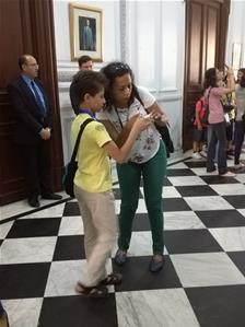  Les participants du 1er groupe au Consulat général  d’Espagne