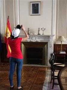  Les participants du 1er groupe au Consulat général  d’Espagne