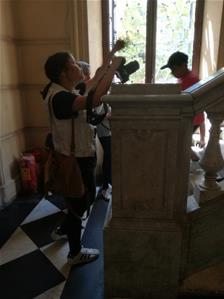  Les participants du 1er groupe au Consulat général  d’Espagne