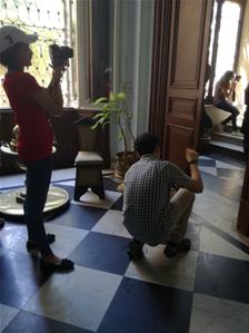  Les participants du 1er groupe au Consulat général  d’Espagne