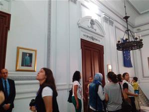  Les participants du 1er groupe au Consulat général  d’Espagne