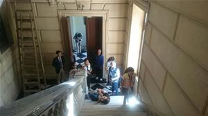  Les participants du 1er groupe au Consulat général  d’Espagne