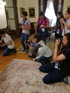  Les participants du 1er groupe au Consulat général  du Liban