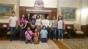  Les participants du 1er groupe au Consulat général  du Liban