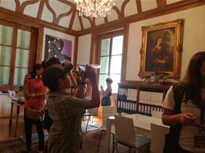  Les participants du 1er groupe à l’ Institut Goethe