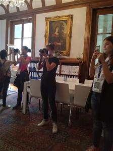  Les participants du 1er groupe à l’ Institut Goethe