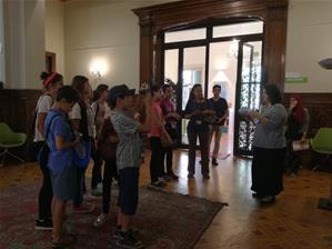  Les participants du 1er groupe à l’ Institut Goethe