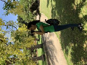 Les participants du 1<sup>er </sup>groupe aux jardins d’Antoniades