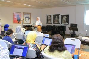 Les participants de l'atelier avec Dr Maali Tewfik Fouad, Enseignant-chercheur, Université d’Alexandrie