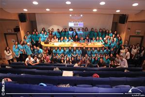 Photo de groupe avec les élèves d'Alexandrie