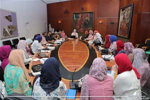 Les étudiants du 1<sup>er</sup> groupe de la formation