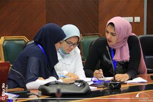 Les étudiants du 1<sup>er</sup> groupe de la formation