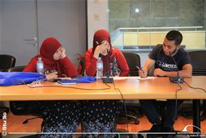 Les étudiants du 2<sup>e </sup>groupe de la formation