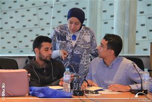 Les étudiants du 2<sup>e </sup>groupe de la formation