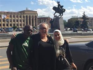  Avec les caravaniers: Marie therese du Canada et Dynamiqie du Mali