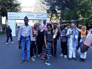 Les caravanieres au village de la francophonie